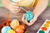Easter eggs painting activity